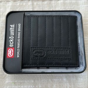 Ecko Unlimited Black Wallet in Gift Tin